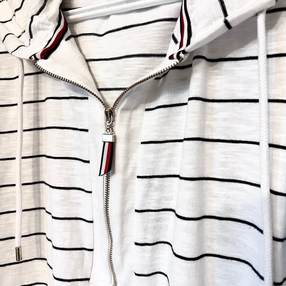 Tommy Hilfiger Half Zip Cotton Shirt Sz M - Picture 2 of 4